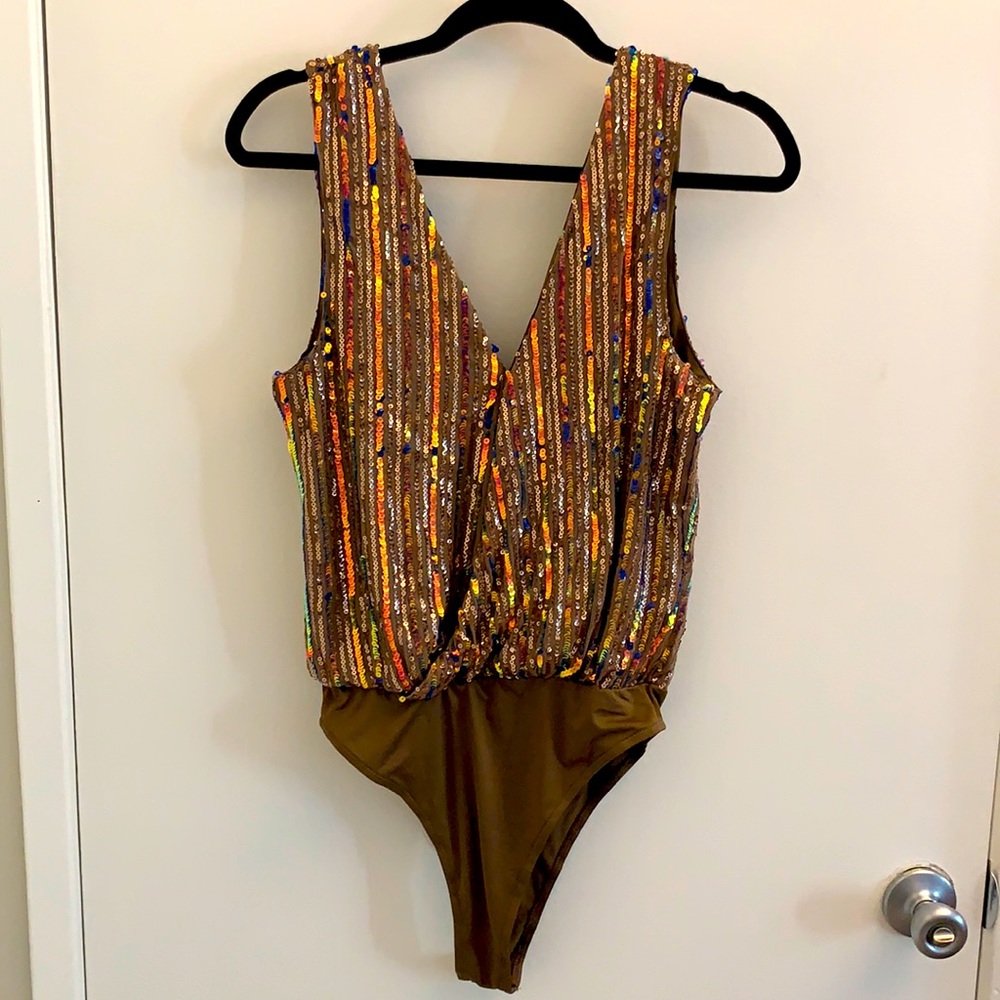 Saints & Hearts Sequin bodysuit from Red Dress